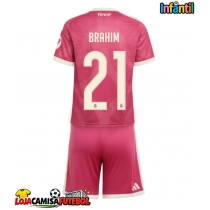 Camisa de Futebol Real Madrid Brahim Diaz #21 Equipamento Alternativo Infantil 2026-27 Manga Curta (+ Calças curtas)